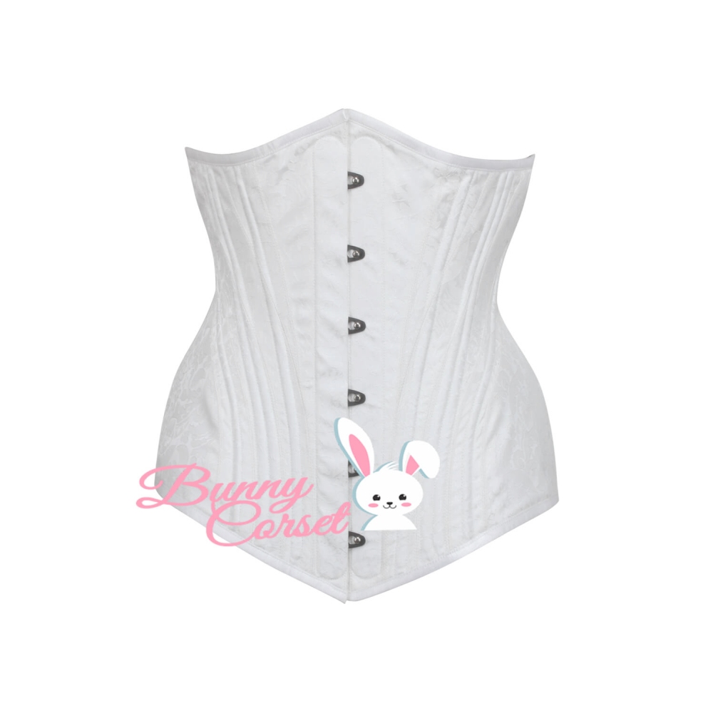 Attitude Corsets - Orin Waist Trainer Unterbrustkorsett für Taillentraining - Weiß